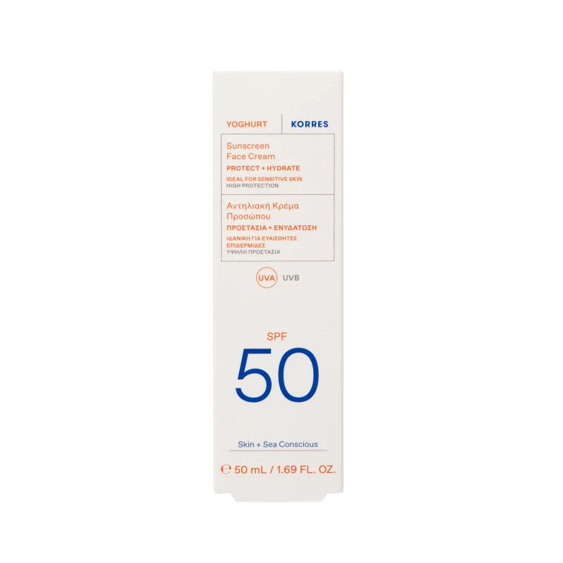 Korres Γιαούρτι Αντιλιακή Κρέμα Προσώπου Spf50 50ml