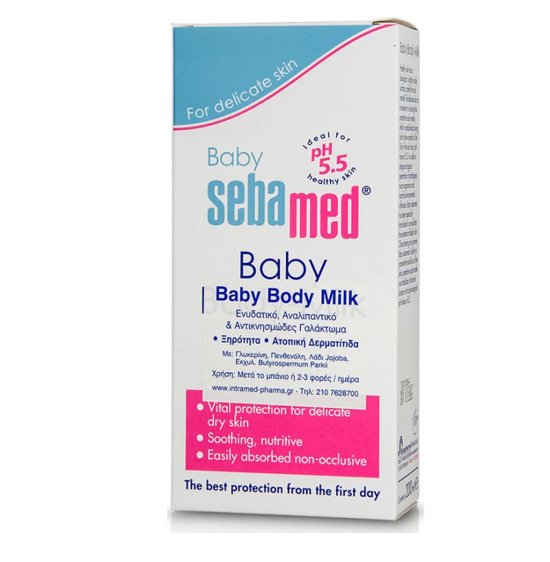 SEBAMED Baby Body Milk Βρεφικό Γαλάκτωμα Προσώπου & Σώματος, 200ml