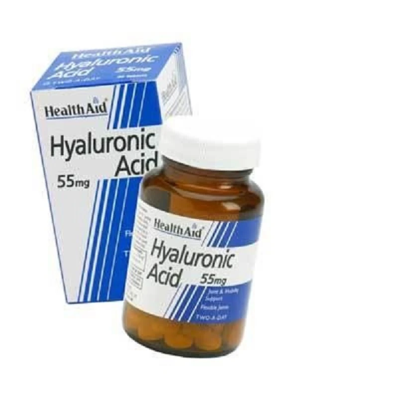 Health Aid Hyaluronic Acid 55mg, 30tabs