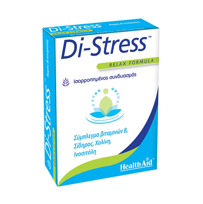 Health Aid Di-Stress Relax Formula, 30tabs