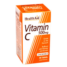 Health Aid Vitamin C 500mg, 60chew.tabs