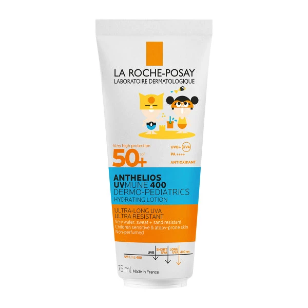 La Roche Posay Dermo-Pediatrics Anthelios UVMune400 Lait Hydratant Spf50+, 75ml