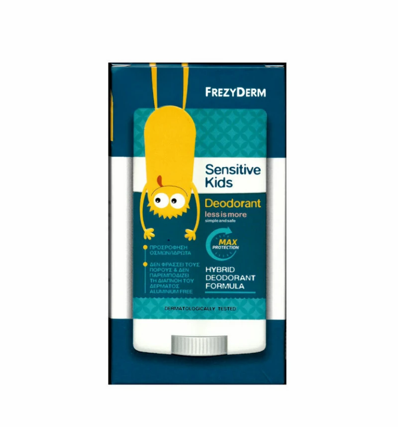 Frezyderm Kids Sensitive Deodorant Max Protection Παιδικό Αποσμητικό Στικ, 40ml