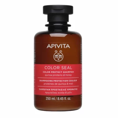 Apivita Σαμπουάν Προστασίας Χρώματος Πρωτεΐνες Κινόα & Μέλι 250ml