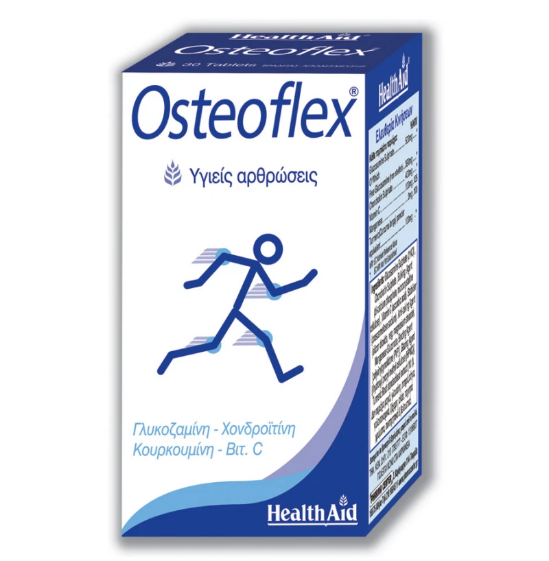 HEALTH AID OSTEOFLEX™ (GLUCOSAMINE + CHONDROITIN) TABS 30'S-BOTTLE