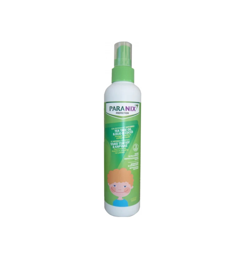 Paranix Protection Αντιφθειρικό Styling Spray με Έλαιο Τσαγιού και Καρύδας για Αγόρια 250ml